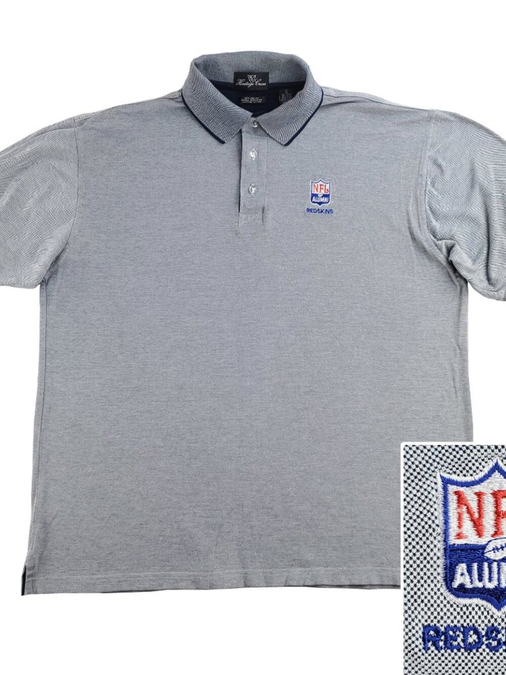 Washington Redskins Vintage Polo Shirt NFL Alumni Football Men's XL
